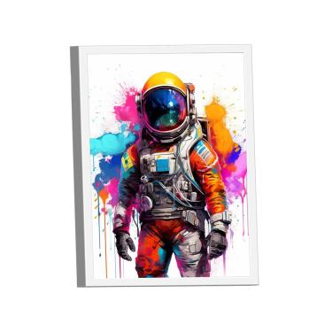 Imagem de Quadro Decorativo Astronauta Grafite Colors