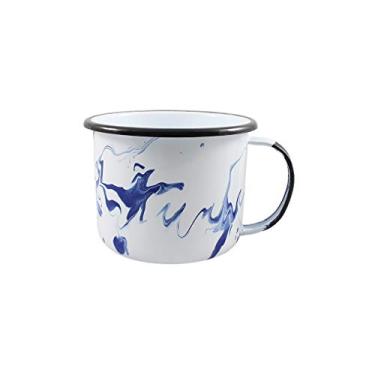 Imagem de Caneca 10 Esmaltado Marmorizada Azul 670 ml - Ewel
