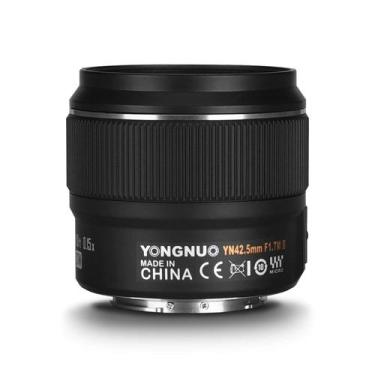 Imagem de Lente Yongnuo YN42.5MM F1.7M II com foco automático médio para MFT