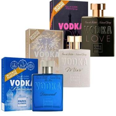 Imagem de Vodka Miss+Vodka Love+Vodka Diamond Perfumes Importado C/3un - Paris E