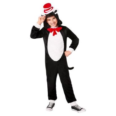 Imagem de Costume Spirit Halloween Dr. Seuss Cat in the Hat Kids