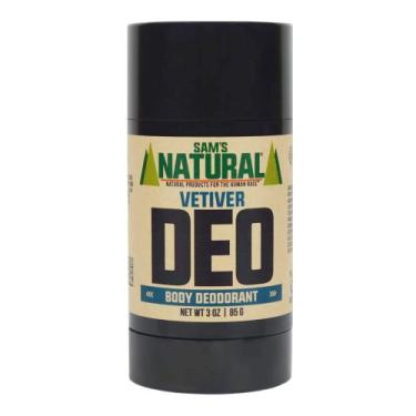 Imagem de Desodorante Sam's Natural Vetiver Scent 90 ml sem alumínio