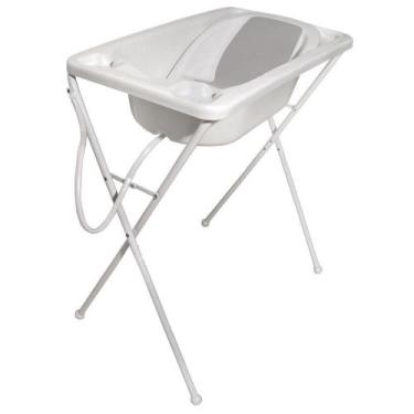 Imagem de Banheira de Bebê Plástica Galzerano Acqua Trio Branca, Branco