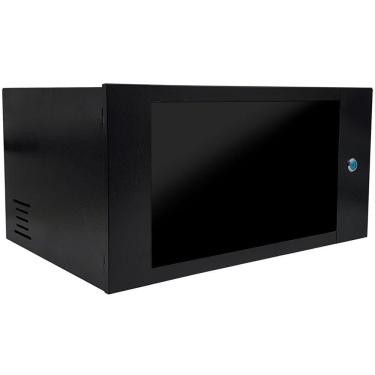Imagem de Mini Rack De Parede 19 Gforce, 5u X 350mm, Visor De Acrílico, Preto - 475