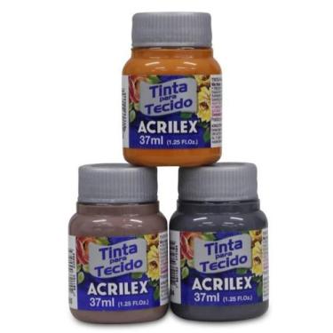 Imagem de Tinta Tecido Fosca 37ml Tons Escuros - Acrilex, 502 - AZUL COBALTO