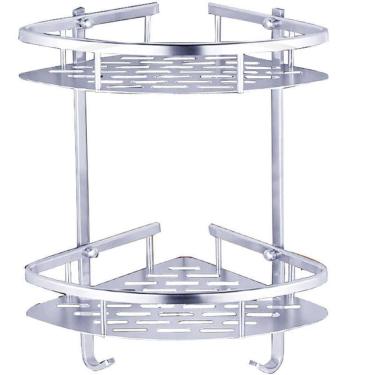 Imagem de Suporte De Shampoo Aluminio Rack De Banheiro Sabonete