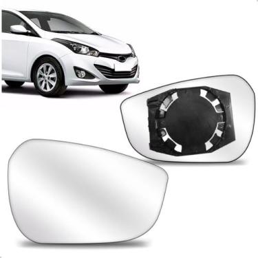 Imagem de Par lente retrovisor hb20 elantra 11/16 com base - BLAWER