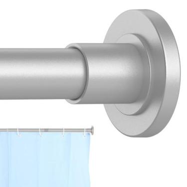 Imagem de Varão de cortina de chuveiro CorkLatta Silver Stainless Steel 80-200cm