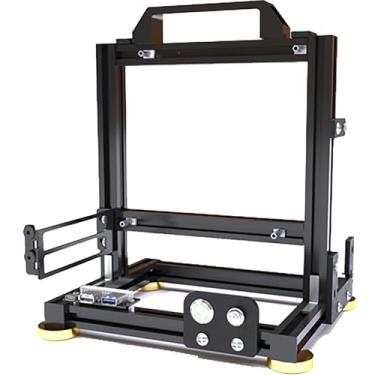 Imagem de Bancada de teste de PC, capa de computador de estrutura aberta, capa para placa-mãe de computador, suporte para chassi de alumínio, suporte ITX/MATX/ATX/EAYX (ITX) suporta 120 240 360 resfriamento