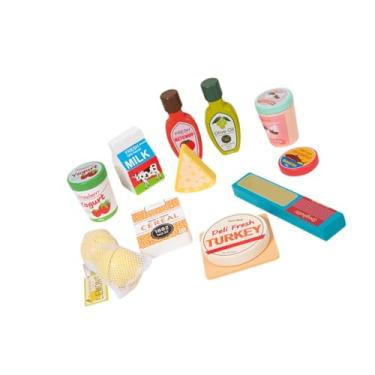 Imagem de Esquirla Conjunto de comida de brinquedo, presente ideal, brinquedo de cozinha de, ferramenta educacional para crianças a partir de 3 anos, acessórios de