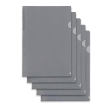 Imagem de Pacote com 50 Pastas L Organizadoras Escritorio Material Escolar e Projetos(VERMELHO)