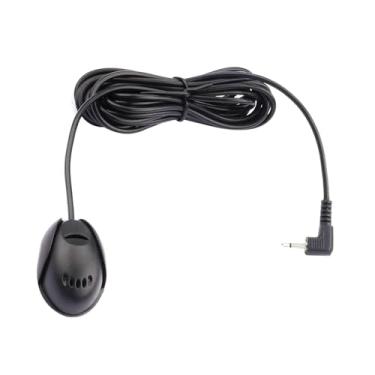 Imagem de Microfone de carro mãos-livres de 3,5 mm, reposição de conector de microfone de montagem para receptor de rádio estéreo Kenwood