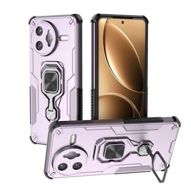 Imagem de SORAKA Capa para Xiaomi Poco F7 Ultra com suporte de metal rotativo de 360 graus, peça magnética de ferro para suporte magnético de telefone para carro