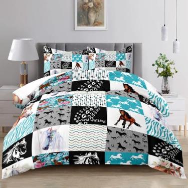 Imagem de Raphus cucullatus Jogo de cama queen, boêmio, ocidental, Queen, com estampa de animais selvagens, para meninos, lençol rústico de fazenda