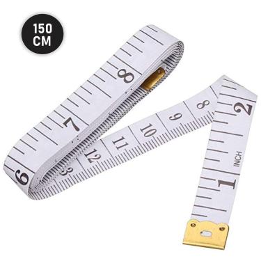 Imagem de Fita Métrica 150M Flexível Medidas Costura Corporal