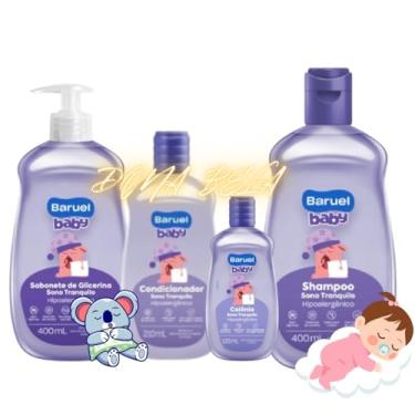 Imagem de Kit Baruel Sono Tranquilo com Sabonete liquido Bebê e Colônia