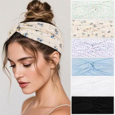 Imagem de Bandanas de cabelo femininas TERSE, antiderrapantes, Twist, modernas, 