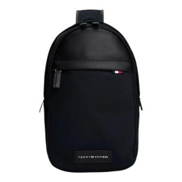 Imagem de Mochila Tommy Hilfiger Nylon Sling Pack 5 Litros Preto-Masculino