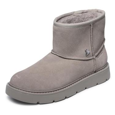 Imagem de Skechers Bota de neve feminina Keepsakes Cozy Shorty Hands Free Slip-ins, Cinzento-acastan, 34