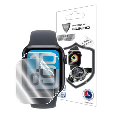 Imagem de IPG Para Watch SE (2ª geração) [44 mm] Protetor de tela de hidrogel (2 unidades) Película transparente ultra HD invisível antiarranhões - suave/autorreparação/sem bolhas para SE [44 mm]