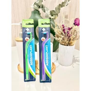 Imagem de Escova Dental ImplantCare RV Dente Com 2 Unidades — Ideal para Implantes, Próteses Fixas e Aparelhos Ortodônticos