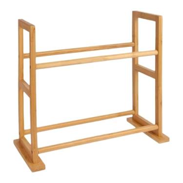 Imagem de Lilihuimaoyi Organizador de Fitas de Madeira, Porta-carretéis, Versátil, Grande Capacidade, Expositor para Padarias,