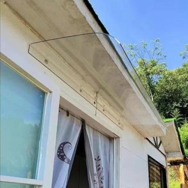 Imagem de Toldo Transparente De Dossel De Porta Diy Para Janela Pátio Telhado Abrigo De Chuva Resistir A Chuva De Neve Proteção Uv Coberturas De Cobertura, 40x560cm