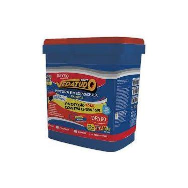 Imagem de Tinta Emborrachada Vedatudo Telha Parede Cor Grafite 20kg - DRYKO