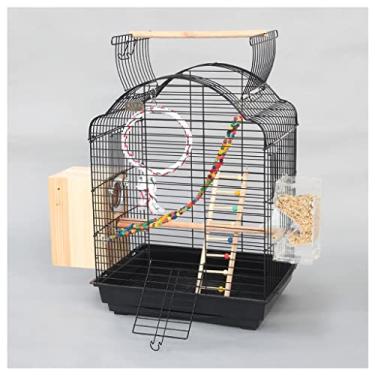 Imagem de Gaiola grande para papagaios, vila, gaiola de pássaros, gaiola doméstica para reprodução de papagaios, adequada para periquitos, estorninhos, canários, periquitos, gaiolas de pássaros, papagaios
