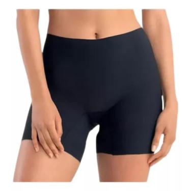 Imagem de Bermuda calcinha Cintura Alta Microfibra Sem Costura Naked She mash - 