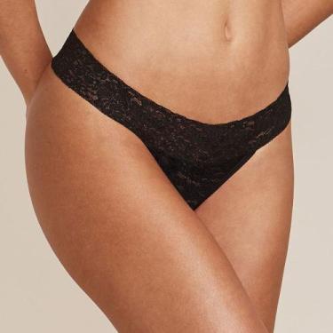 Imagem de Calcinha Hope Fio Dental em Renda L3773, Preto, M