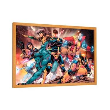 Imagem de Quadro decorativo - x-men - marvel - Cultture, 26,6x40cm, MARROM CLARO