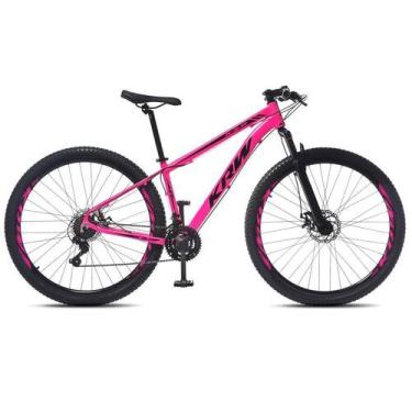 Imagem de Bicicleta Aro 29 KRW Alumínio 27 Vel Freio a Disco R27, 15.5, Rosa, Pr