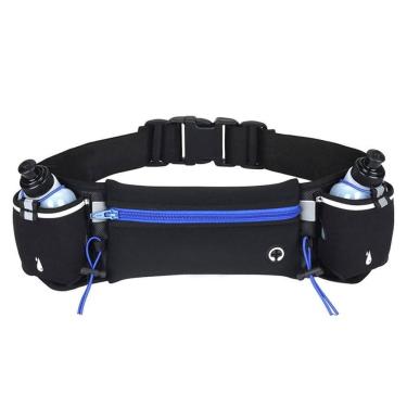 Imagem de Cinto De Hidratação Corrida Running Com 2 Garrafas E Pochete