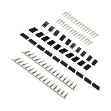 Imagem de Kit De Conectores Para Receptor Servo Jr Futaba 5 10 Pares Macho Fêmea