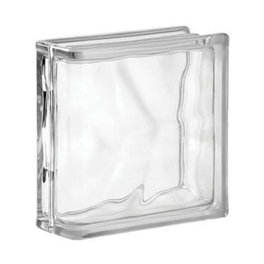 Imagem de Tijolo de Vidro 19 x 19 x 8 cm Acabamento Lateral Incolor 06 Unidades Tradestar