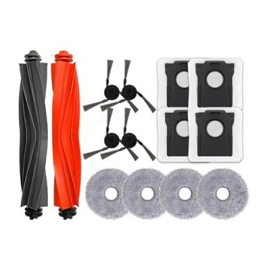 Imagem de Compatible With Dreame X40 Pro Ultra Robot Vacuum Replacement Parts Main Roller Side Brush Hepa Filter Mop Cloth Dust Bag Accessories(14PCS)