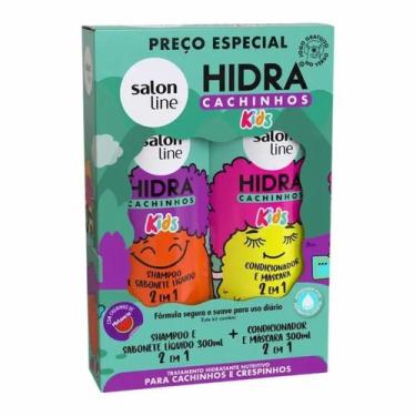 Imagem de Kit Salon Line Hidra Cachinhos Kids Shampoo + Condicionador 300ml Cada