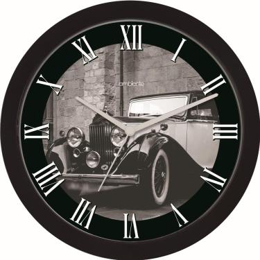 Imagem de Relógio De Parede Ambiente Ref: 119065-034 Preto Carro Antigo