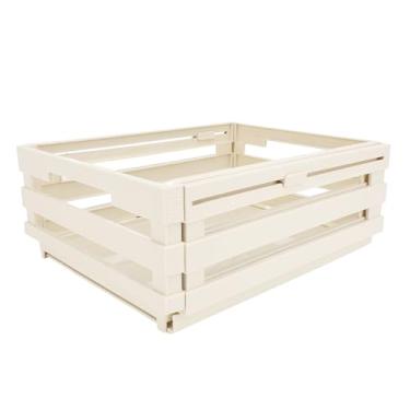 Imagem de YOUTHINK Caixa de Armazenamento Retrátil, Caixa Organizadora Ajustável de Material PP, Comprimento Expansível de 30,5 a 51,5 Cm, Ideal para Organização de Quarto e Escritório (Branco)