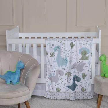 Imagem de Manta Soft Estampada Baby 0,75 x 1,00 Quarto Bebê Aconchegante Criança