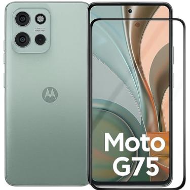 Imagem de Película Protetora de Cerâmica para Novo MOTO G75 5G - Anti-Riscos, Alta Sensibilidade, Cobertura Total