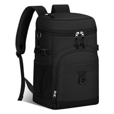 Imagem de Mochila refrigeradora NECKORY 22L impermeável preta à prova de vazamen