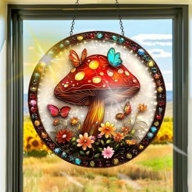 Imagem de Acrílico colorido, apanhadores de sol, decoração de janela pendurada, arte de parede de arco-íris, para sala de estar, quarto, varanda, interior e exterior, jardim, enfeites de Natal, decoração 19 x