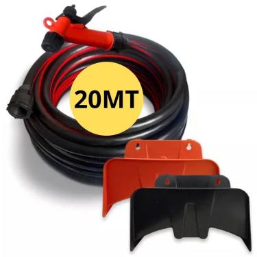 Imagem de Mangueira Jardim 20Mts Reforçada Trançada 7/16 Com Suporte