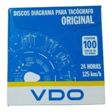 Imagem de Disco Diagrama VDO  Modelo 24 Horas / 125 km/h