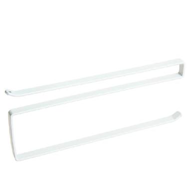 Imagem de 1 suporte de toalha de papel autoadesivo de ferro – rack de armazenamento de papel em rolo embaixo do armário para cozinha e banheiro 21 cm