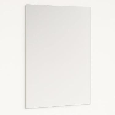 Imagem de Espelho GRANDE Para Quarto/Sala/Banheiro Penteadeira Decorativo Para Fixação Em Parede espelho organico corpo inteiro Espelho Decorativo com Moldura, Penteadeira(80x70)