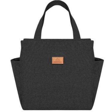 Imagem de Bolsa Feminina Necessaire Térmica Marmiteira Espaçosa Resistente Lanch