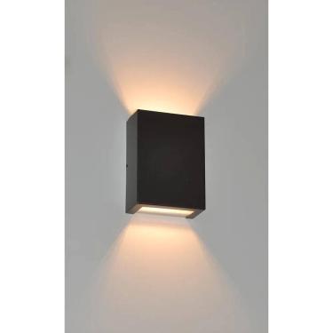 Imagem de Arandela Alumínio 2 Foco Interna Externa Muro Decoração Pre